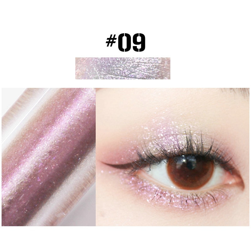 10 Color Diamond Eye Shadow Nude Metal Shimmer Glow Glitter Single Liquid Eyeshadow Makeup Pigment Accessorices Beauty Cosmetics