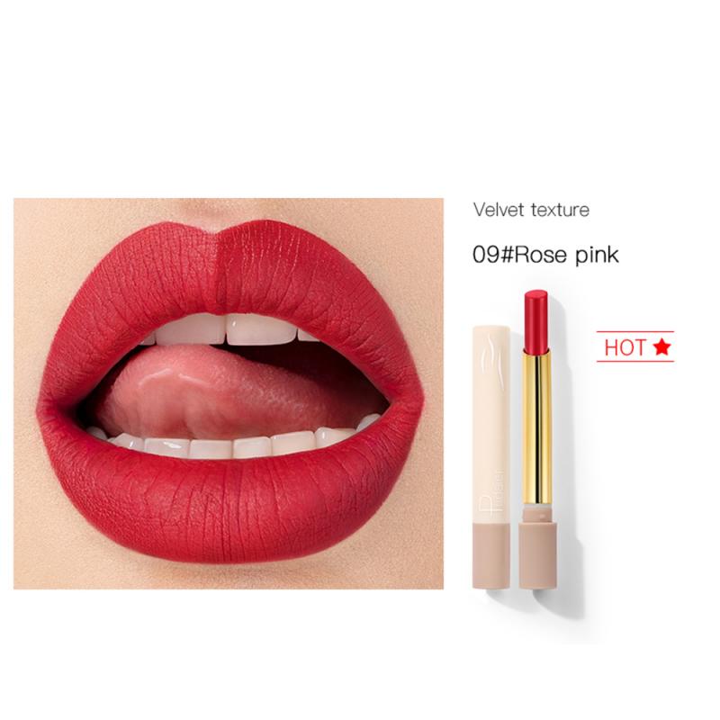 Pudaier New 16 Color Velvet Matte Lipstick Creative smoke tube Lipstick Moisturizer Not Dry Long Lasting Sexy Makeup TSLM1