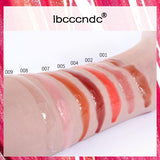 Ibcccndc 7 Colors Natural Long-lasting Moisturizing Transparent Tube Jelly Lip Gloss Waterproof  Plump Volume Shiny TSLM1