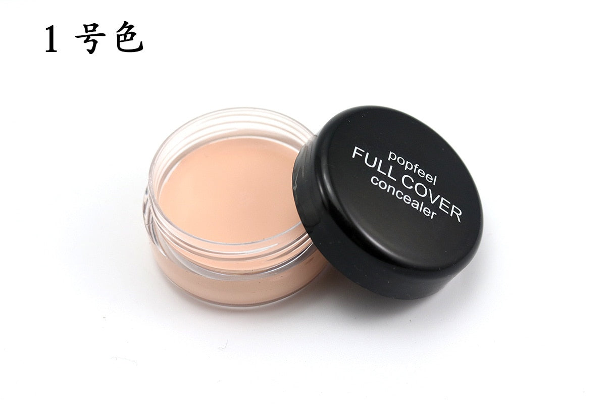 Oklulu Liquid Face Foundation Base Concealer Cream Face Cover Blemish Hide Dark Spot Blemish Eye Lip Contour Makeup Cosmetic TSLM1