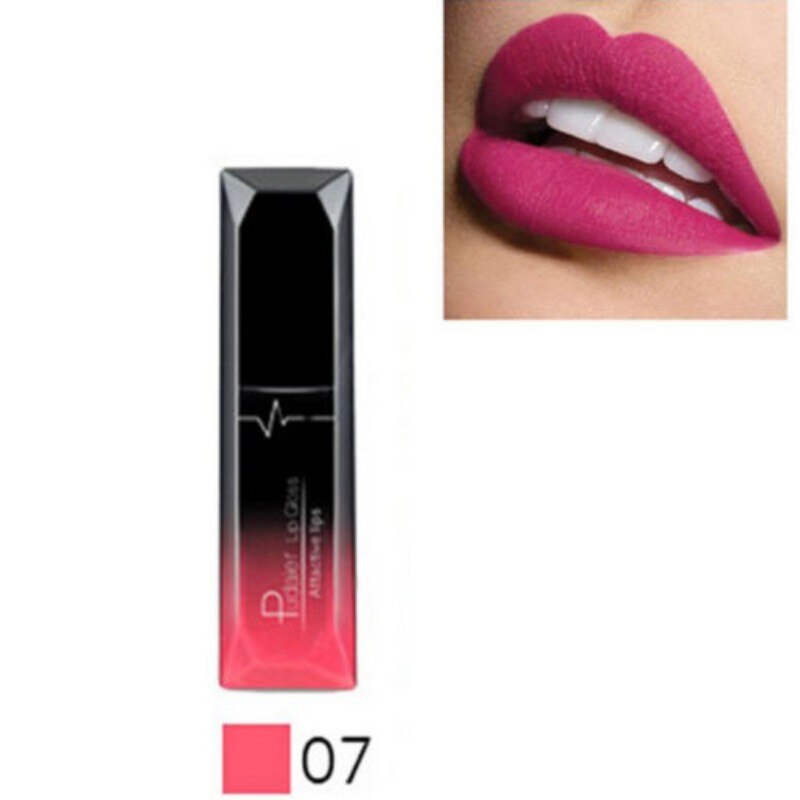 Matte Velvet Lip Gloss Lipstick Glossy Nude Sexy Red Lip Tint 21 Colors Waterproof Long Lasting Women Fashion Lips Makeup 1PCS