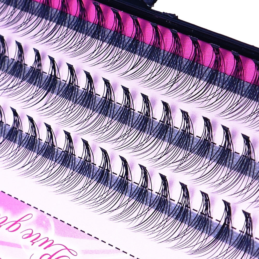 60 Clusters/box Cluster lashes,Individual eyelashes extension Eyelashes bunches professional makeup false eyelashes