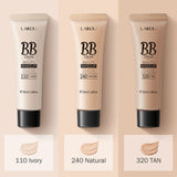 BB Cream Long Lasting Waterproof Even Skin Tone Conceal Pores Cover Blemishes Face Makeup 30ml