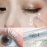 Oklulu 8 Colors Nude Glitter Eyeshadow Makeup Diamond Shiny Liquid Eye Shadow Sparkling Pigment Korean Eyes Cosmetics for Women
