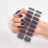 Fashion Nail Polish Nail Decoration Nail Wraps DIY Powder Sequins Glitter Series Self Adhesive Nail Sticker Nail Sticker set