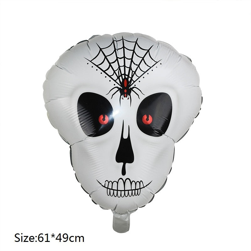 Halloween Pumpkin Ghost Balloons Decorations Spider Foil Balloons Inflatable Toys Bat Globos Halloween Party Supplies Kids Toys