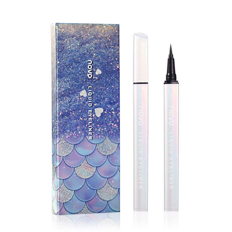 Mermaid Wave Eyeliner Heart shape Pen Tube Smooth Matte Easy to draw Waterproof Long lasting Quick dry Beauty Eyeliner Pen