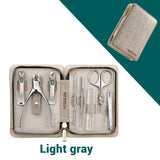 MR.GREEN Manicure Set Pedicure Sets Nail Clipper Stainless Steel Professional Nail Cutter Tools with Travel Case Kit