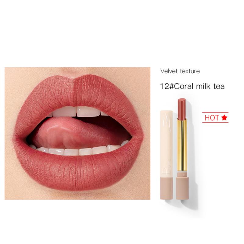 Pudaier New 16 Color Velvet Matte Lipstick Creative smoke tube Lipstick Moisturizer Not Dry Long Lasting Sexy Makeup TSLM1