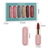 NEW 6 colors/set Lipstick Matte Lipstick Waterproof Lip Makeup Lipstick Matte Long Lasting Moisturizing TSLM1