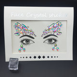 3D Crystal Glitter Jewels Tattoo Sticker Women Fashion Face Body Gems Gypsy Festival Adornment Makeup Beauty Stickers