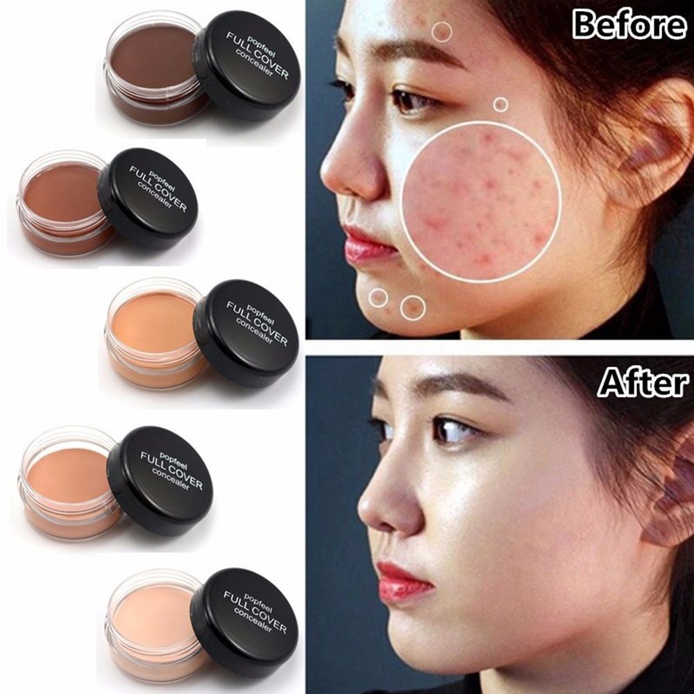 2022 Face Lip Eye Concealer Creamy Full Cover Foundation Contour Palette Waterproof Lasting Concealer Cream Natural Makeup Tool