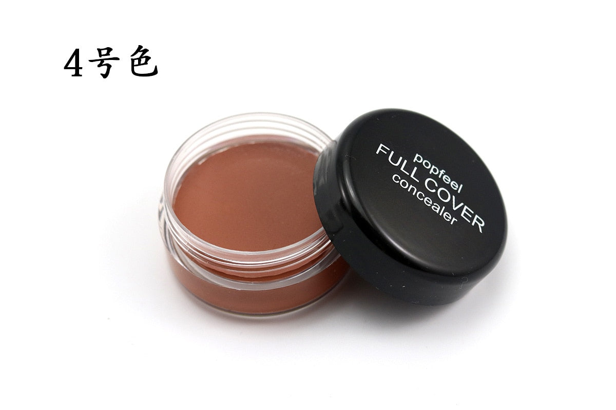 Oklulu Liquid Face Foundation Base Concealer Cream Face Cover Blemish Hide Dark Spot Blemish Eye Lip Contour Makeup Cosmetic TSLM1