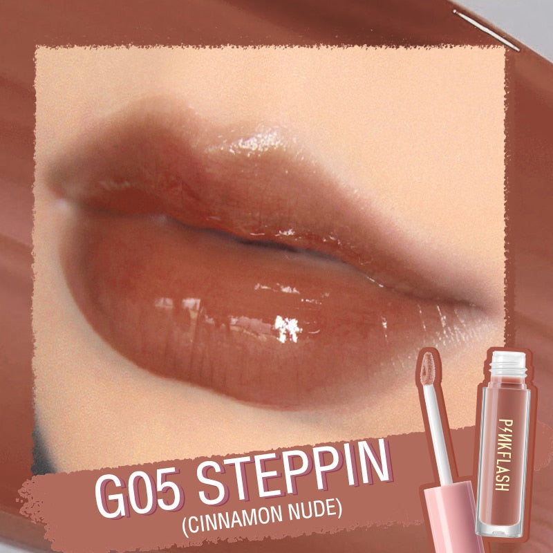 Shine and Shimmer Plumping Lip Gloss Natural Moisturizer Long-lasting Plumping Lips Balm Lip Care Makeup Cosmetics