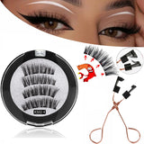Oklulu  magnetic eyelashes With 4/5 Magnets handmade makeup Mink eyelashes extended false eyelashes Reusable false eyelashes Dropship