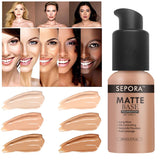 Oklulu 30ml Matte Makeup Foundation Cream For Face Professional Concealing Eye Dark Circle Liquid Long-lasting Corrector Cream Cosmetic