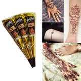 Indian Henna Tattoo Paste Cone Body Paint Temporary Mehndi Henna Tattoo body art Sticker Mehndi Body Paint