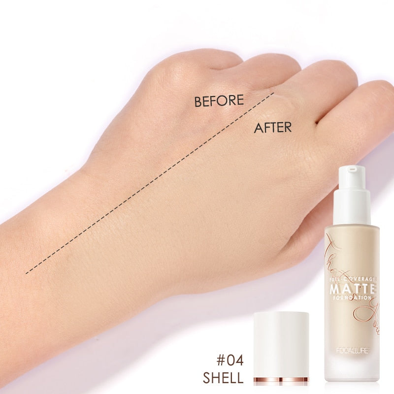 Liquid Foundation Long-Lasting Matte Waterproof Oil-Control Easy To Wear Corrector Cream Concealing Eye Dark Circle