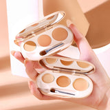 Face Makeup Concealer Cream Waterproof Contouring Bronzer Full Cover Base Makeup Foundation Long Lasting Natural Facial Cometic