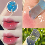 1pcs Jelly Lip Balm Gold Foil Magic Color Changing Makeup Lipsticks Long-lasting Cosmetic Moisturizing Nourishing Lip Care Balm