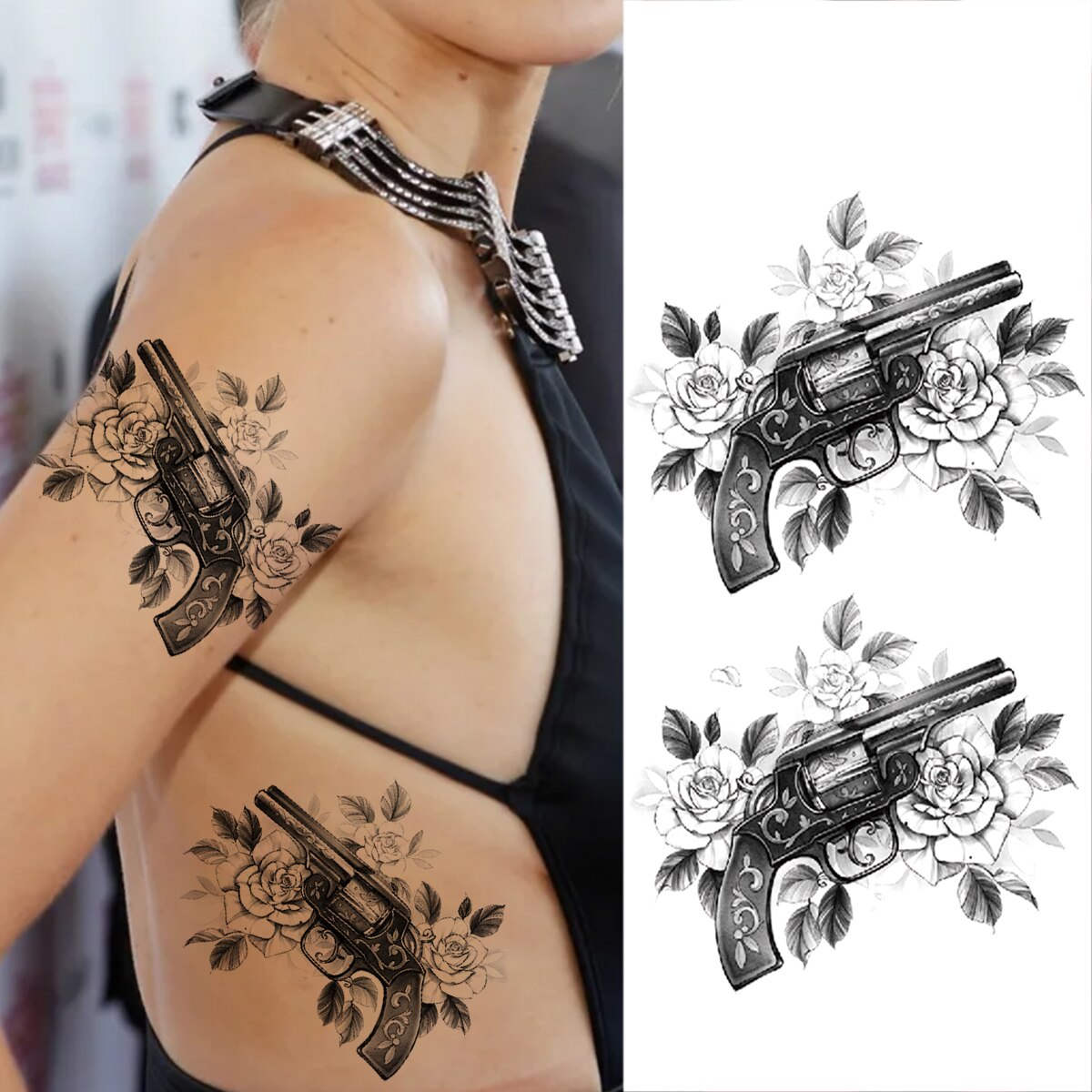 Realistic Magic Halloween Pumpkin Temporary Tattoos For Kids Women Men Moon Fake Tattoo Sticker Disposable Body Art Tatoo Paste