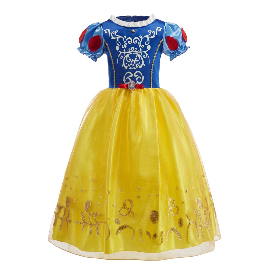 Girls Christmas Costume Kids Rapunzel Elsa Anna Unicorn Belle Cinderella Dress Child Birthday Princess Party Costume