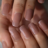 Detachable Sqare Nail Press On Fullcover Fingernail Tips Medium New Designs Gel Artificial Nail Professional Manicure False Nail