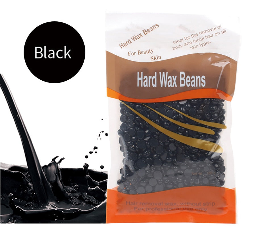 100g/Pack Wax beans Depilatory Hot Film Wax Pellet  Removing Bikini Face Hair Legs Arm Hair Removal Bean Unisex