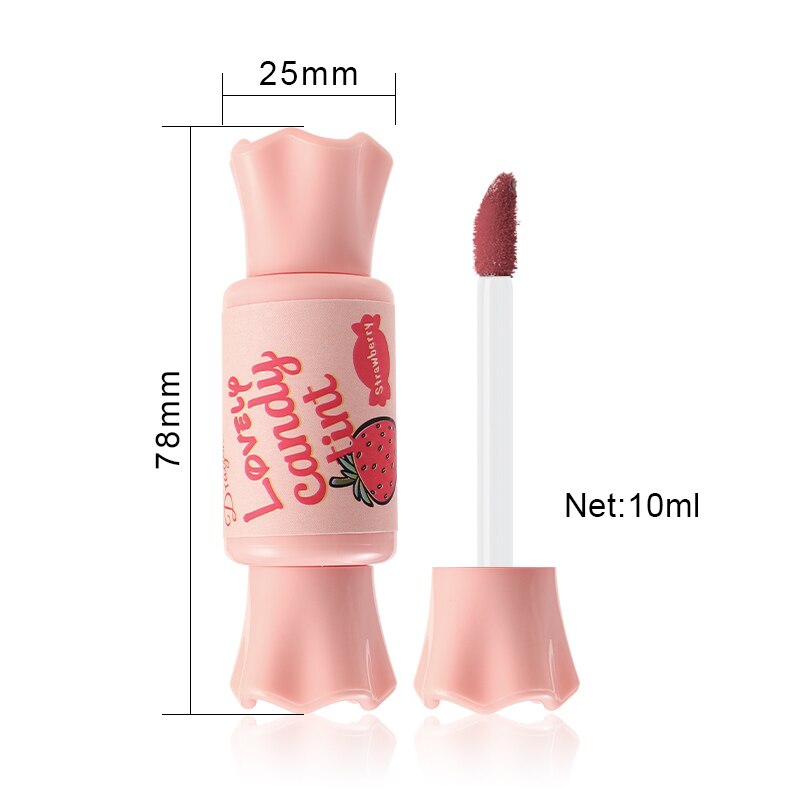 6 Colors/set Lip Glaze Combination Candy Lip Gloss Set Hydrating Sexy Liquid Lipstick Korean Women's Lip Makeup Cosmetics Kit