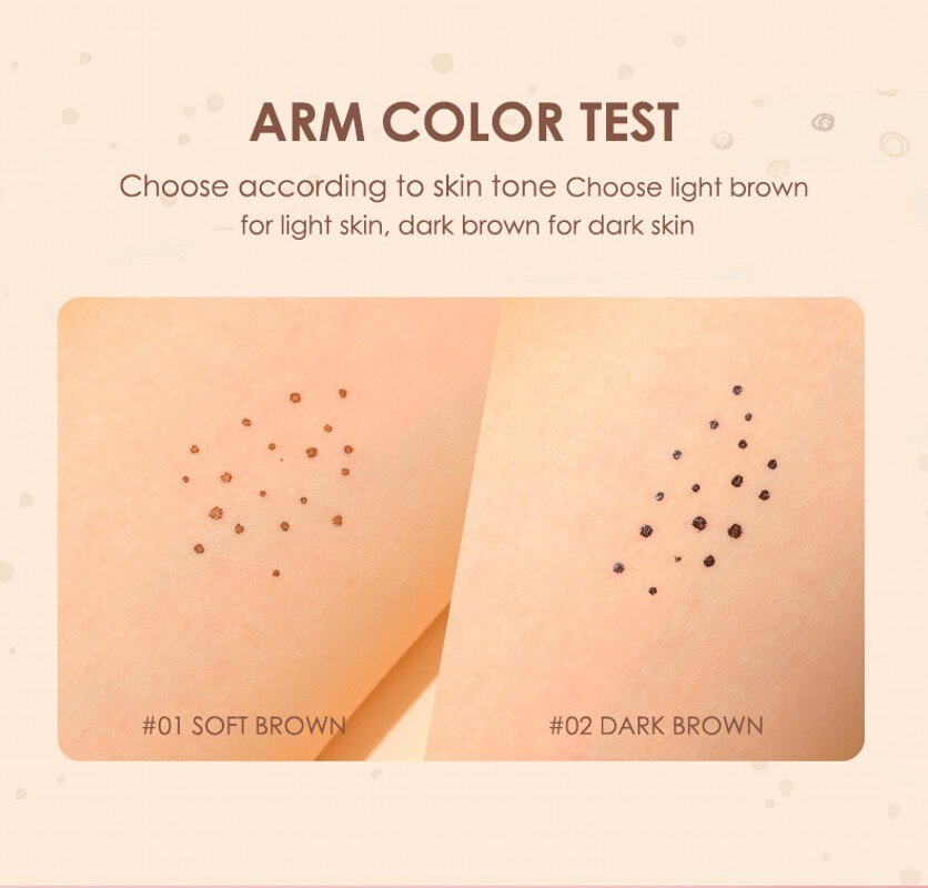 Lifelike Freckle Pen Natural Brown Waterproof Long Lasting Soft Dot Spot Freckles Pencil Party Women Face Makeup Cosmetic 1PCS