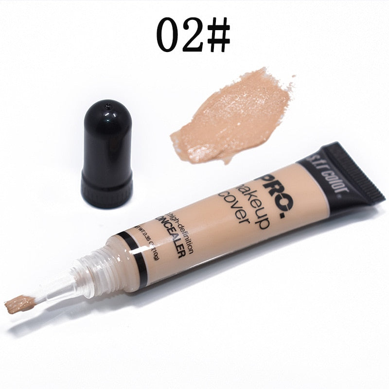 12 color hose concealer concealer nourishing makeup foundation liquid covering black rim of the eye pock scar backing cream