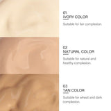 Professional Full Coverage Liquid Foundation Face Base Makeup Natural Color Concealer Whitening Britening Lasting Primer Makeup