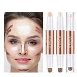 Contour Stick Double Head Contour Pen Waterproof Matte Finish Highlighters Shadow Contouring Pencil Cosmetics For Face