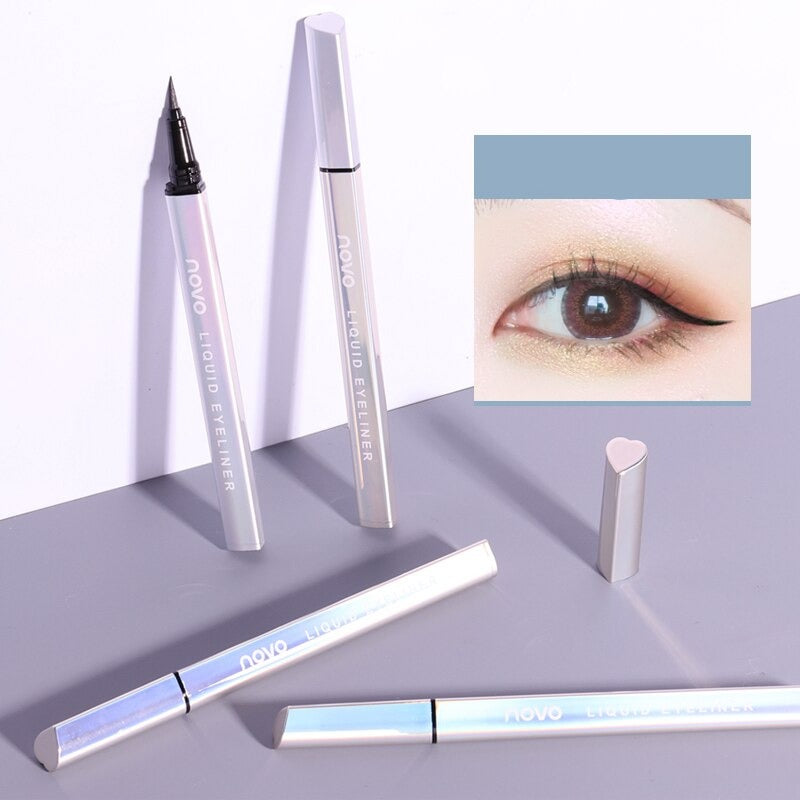 Mermaid Wave Eyeliner Heart shape Pen Tube Smooth Matte Easy to draw Waterproof Long lasting Quick dry Beauty Eyeliner Pen