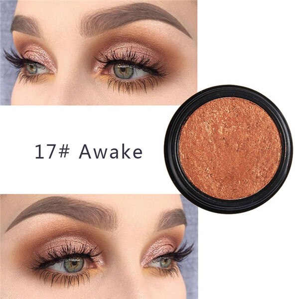 Waterproof Matte Metallic Eyeshadow Lasting Non-blooming Makeup Palette Easy To Wear Shimmer Glitter Fashion Eye Cosmetic TSLM1