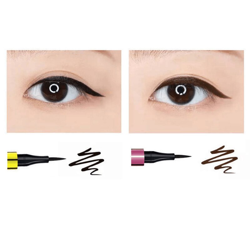 1pcs Eye Shadow Liner Combination cosmetics Small Gold Pen Waterproof Is Not Blooming Eyeliner Pen Quick-drying  Liquid Eyeliner