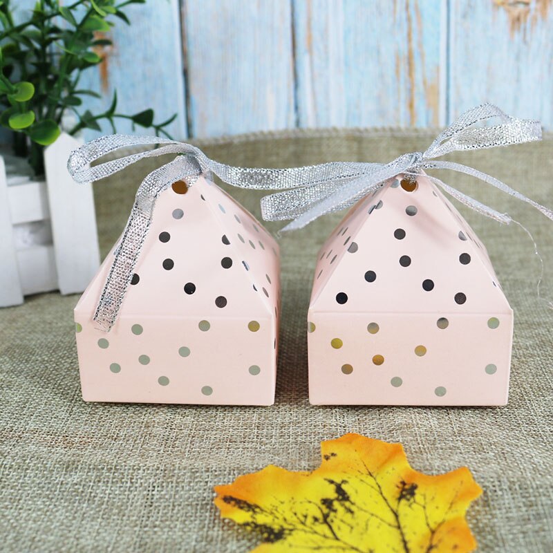 10PCS Favor Candy Box Bag New Craft Paper Wedding Favor Gift Boxes Treat Kids Birthday Crackers Box