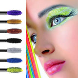 Color Mascara Waterproof And Quick Dry Not Blooming Blue Long Black Gold Mascara Color Curling Purple Eyelash Lengthen U9U2