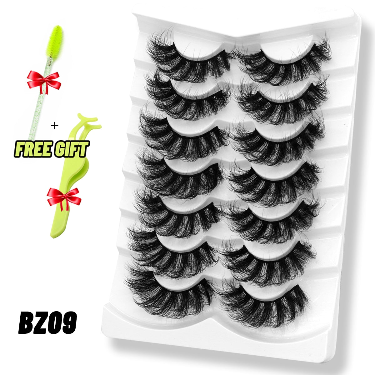 Lashes 5/7 Pairs Eyelashes Faux Mink Eyelashes Long Lasting Fluffy Mink Lashes Dramatic Volume lashes Extension Thick Long