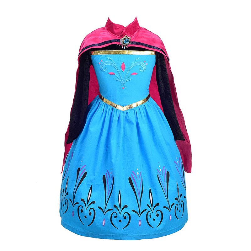 Girls Christmas Costume Kids Rapunzel Elsa Anna Unicorn Belle Cinderella Dress Child Birthday Princess Party Costume