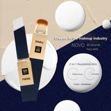 Foundation Stick Makeup Color Changing Liquid FoundationMatte Natural Waterproof Concealer Cream Antiperspirant Cosmetic TSLM2
