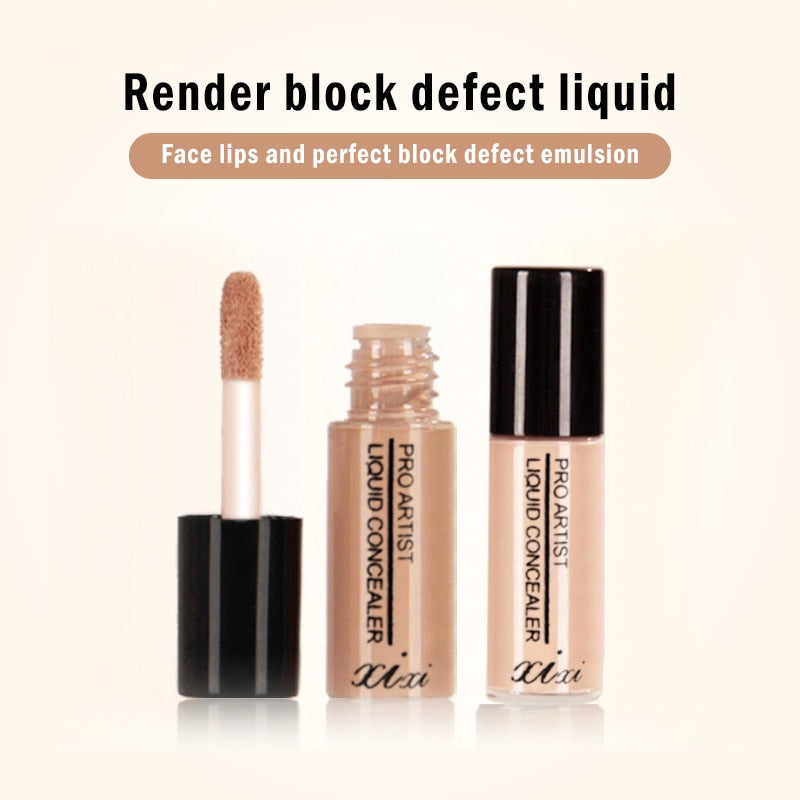 Oklulu Liquid Concealer High Covering Dark Blemish Makeup Face Foundation Moisturizing Long-wearing Concealer Stick TSLM1