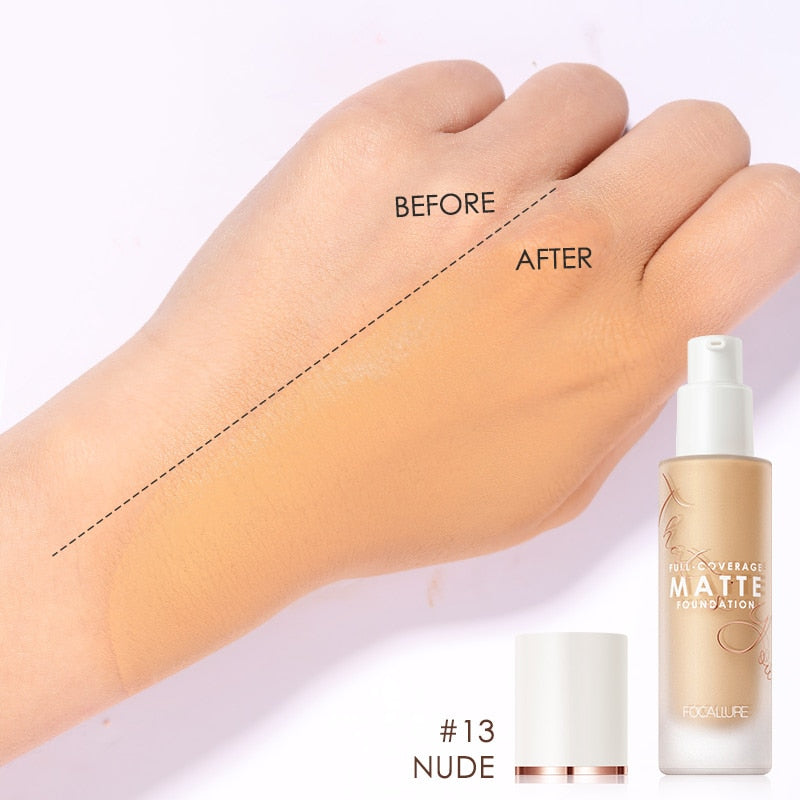 Liquid Foundation Long-Lasting Matte Waterproof Oil-Control Easy To Wear Corrector Cream Concealing Eye Dark Circle