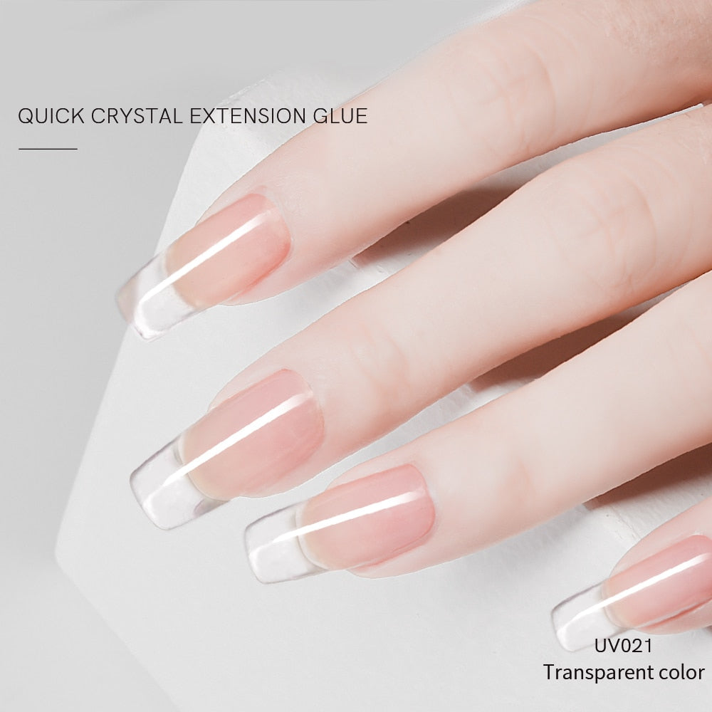Oklulu 30ml Poly Gel Nail Extension Tips Quick Building UV Builder Glue Repair Broken Finger Prolong Form Manicure Tools
