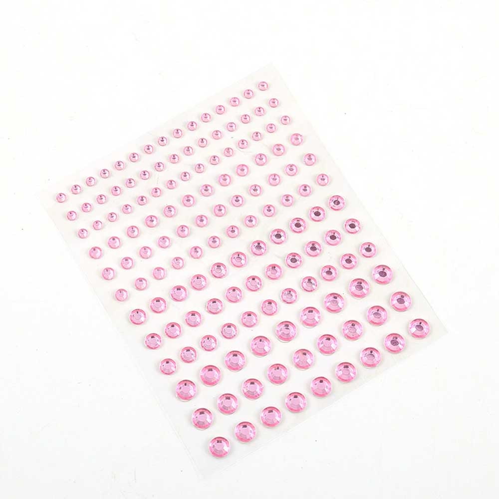 1sheet 3/4/5/6mm Fashion Self Adhesive Rhinestone Stickers Crystal Sticker for Nail Beauty Face Makeup Face Phone  Decoration