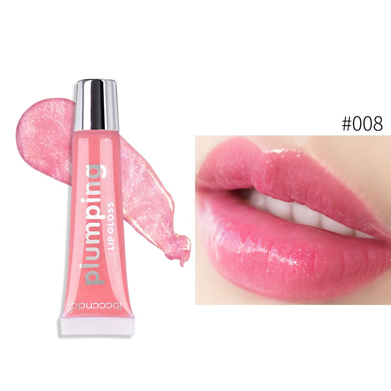 Ibcccndc 7 Colors Natural Long-lasting Moisturizing Transparent Tube Jelly Lip Gloss Waterproof  Plump Volume Shiny TSLM1