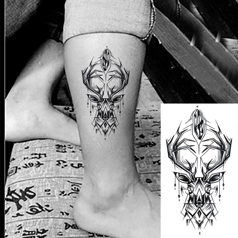 Waterproof Temporary Tattoo Sticker Wave Love Heart Fake Tatto Flash Tatoo Tatouage Wrist Foot Hand Neck For Girl Women Men