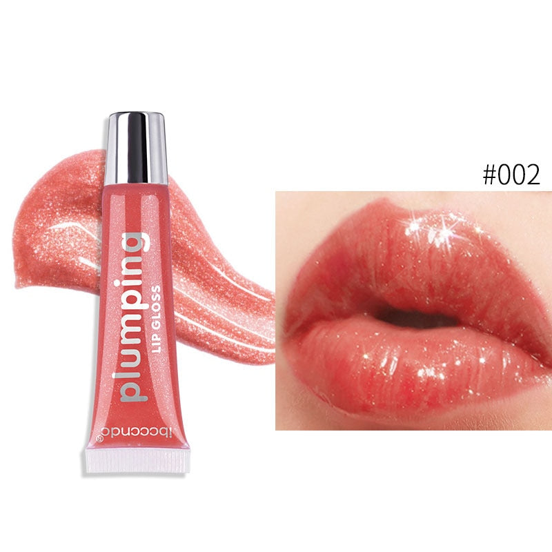 Ibcccndc 7 Colors Natural Long-lasting Moisturizing Transparent Tube Jelly Lip Gloss Waterproof  Plump Volume Shiny TSLM1