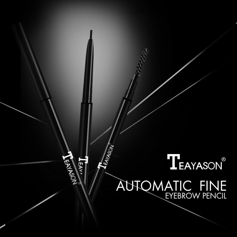 1.5mm Super Fine Eyebrow Pencil Double Rotate Automatic Brow Pencil Waterproof Non-Removable Makeup Pencil TSLM1