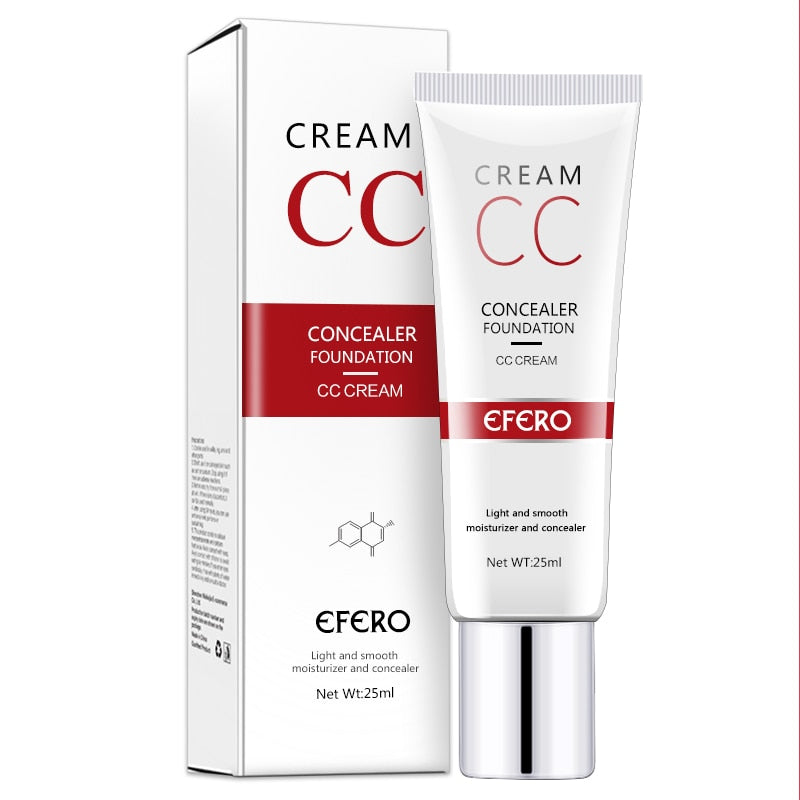 EFERO BB Cream Makeup Face Foundation CC Cream Brightening Concealer Cream Whitening Foundation Concealer Base Primer Concealer